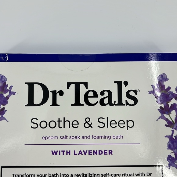 DR TEALS Soothe and Sleep Epsom Salt Soak and Foaming Bath with Lavender Set - Picture 6 of 11